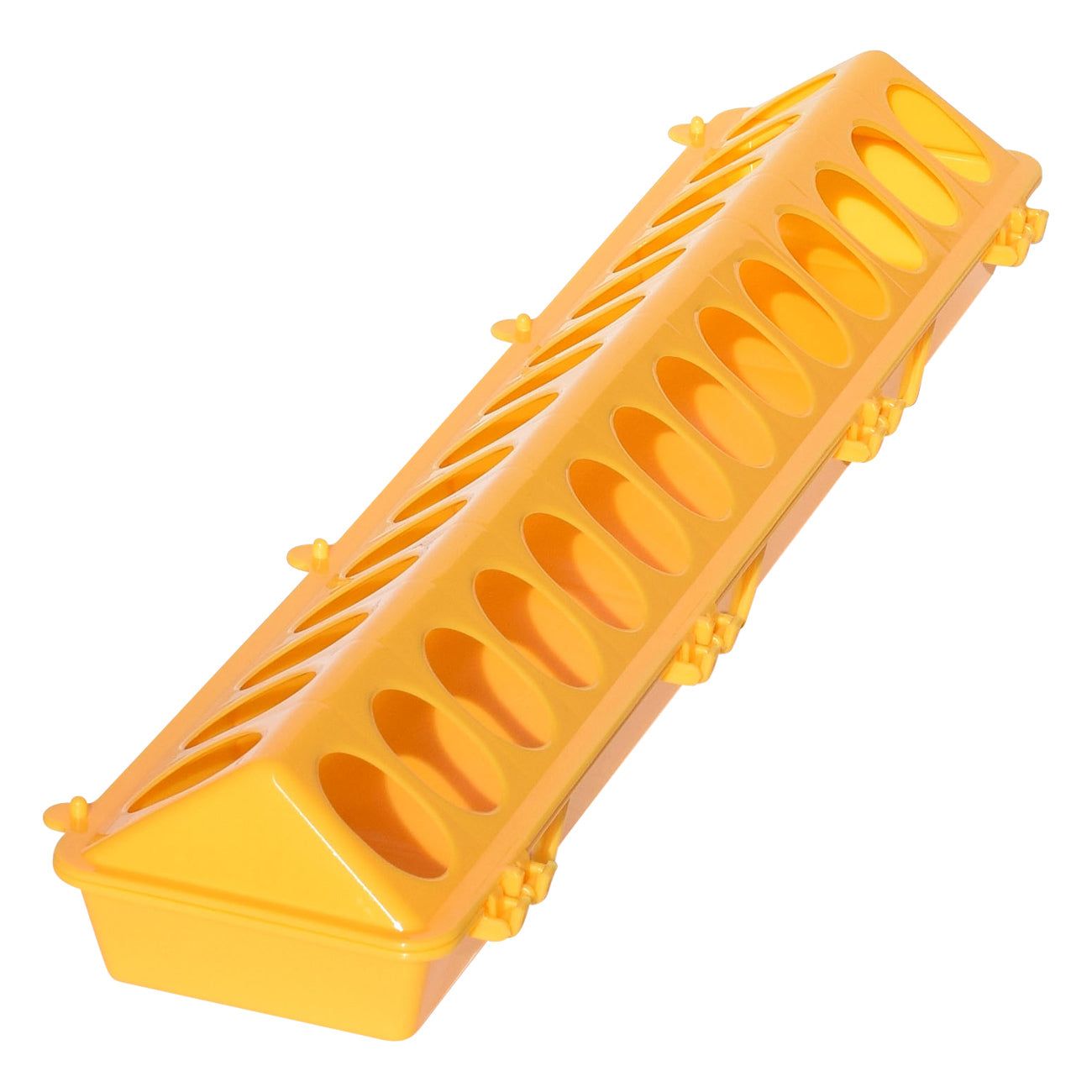Tuff Stuff poultry ground feeders 12" (Yellow)