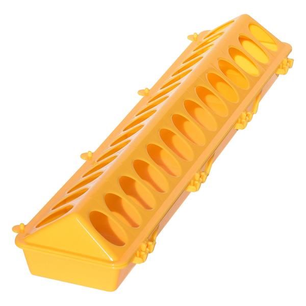 Tuff Stuff poultry ground feeders 20" (Yellow)