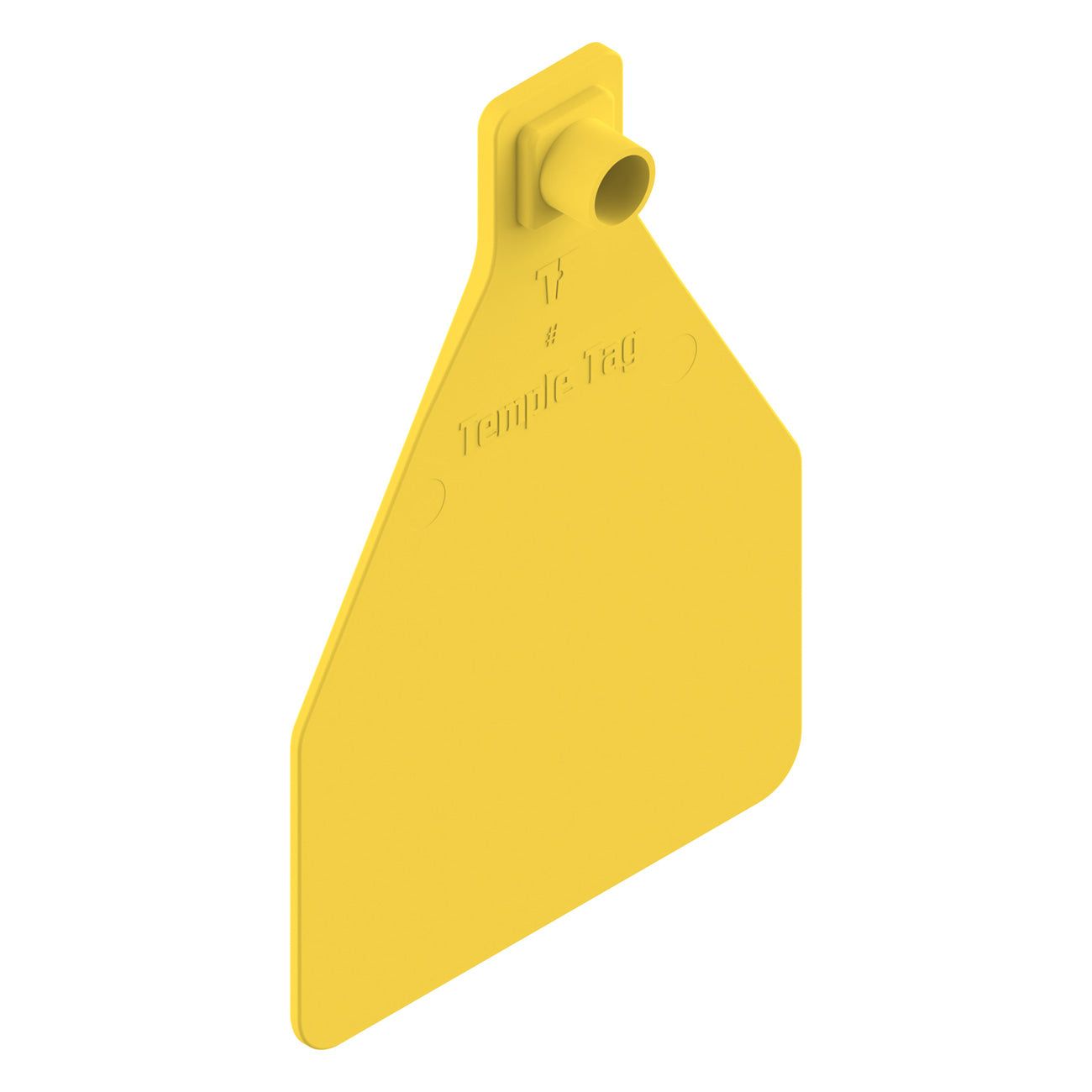 Z Tags Herdsman Two Piece Cow Tags, 25 Pack (Yellow)