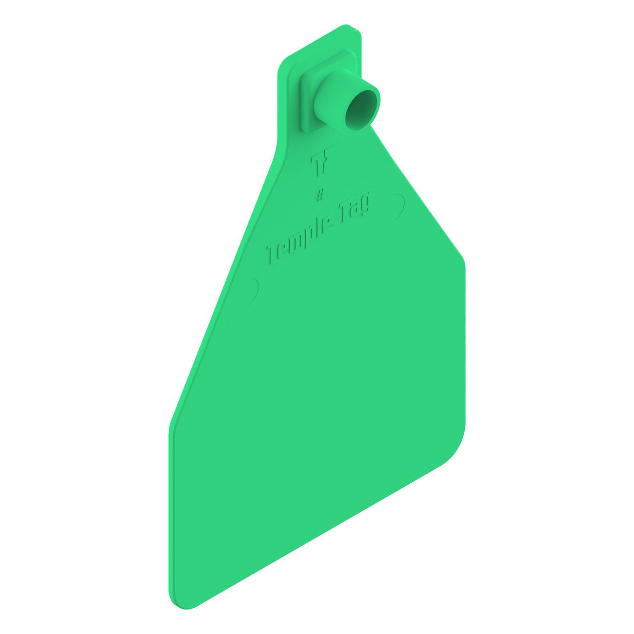 Z Tags Herdsman Two Piece Cow Tags, 25 Pack (Green)
