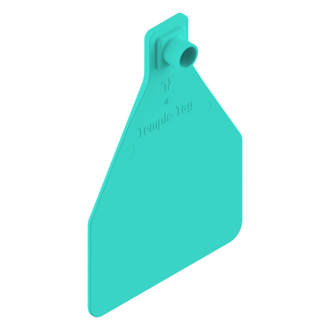 Z Tags Herdsman Two Piece Cow Tags, 25 Pack (Turquoise)