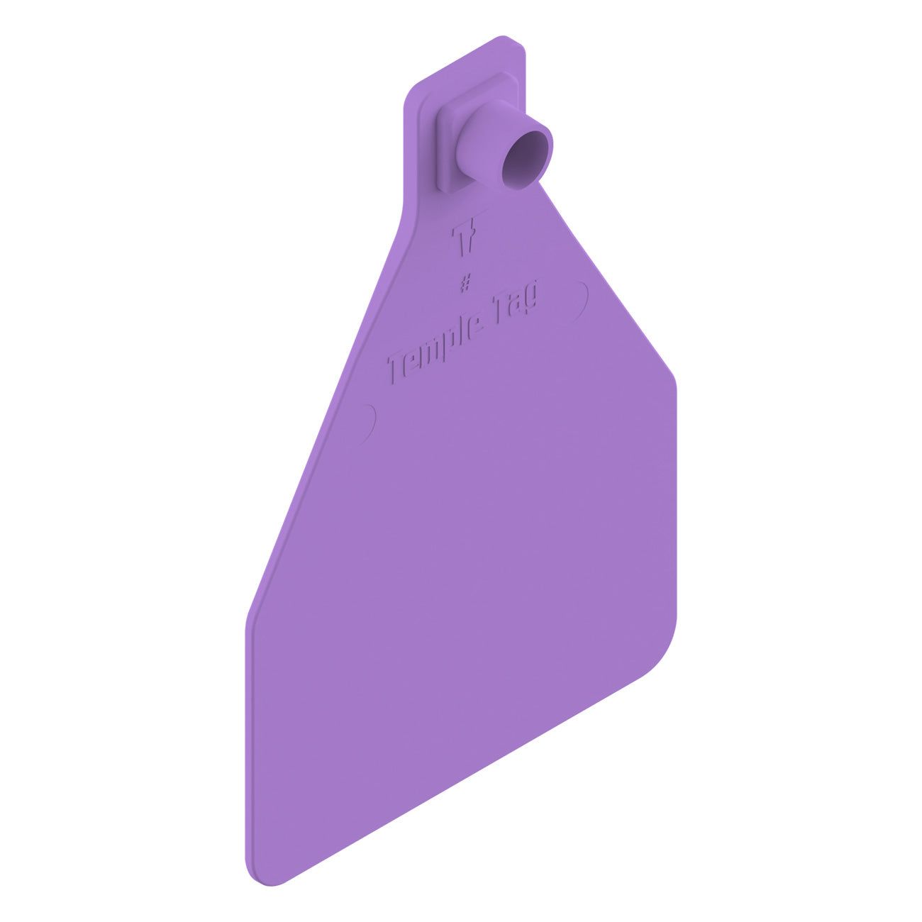 Z Tags Herdsman Two Piece Cow Tags, 25 Pack (Purple)