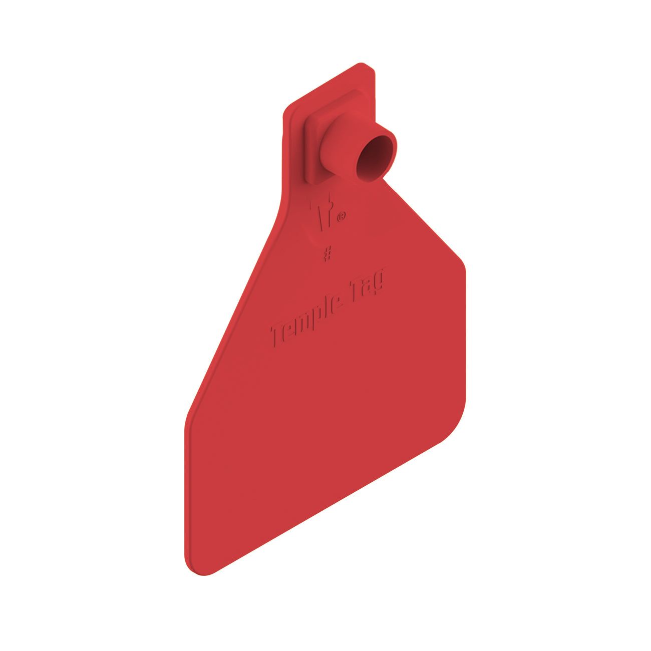 Z Tags Herdsman Two Piece Calf Tags, 25 Pack (Red)