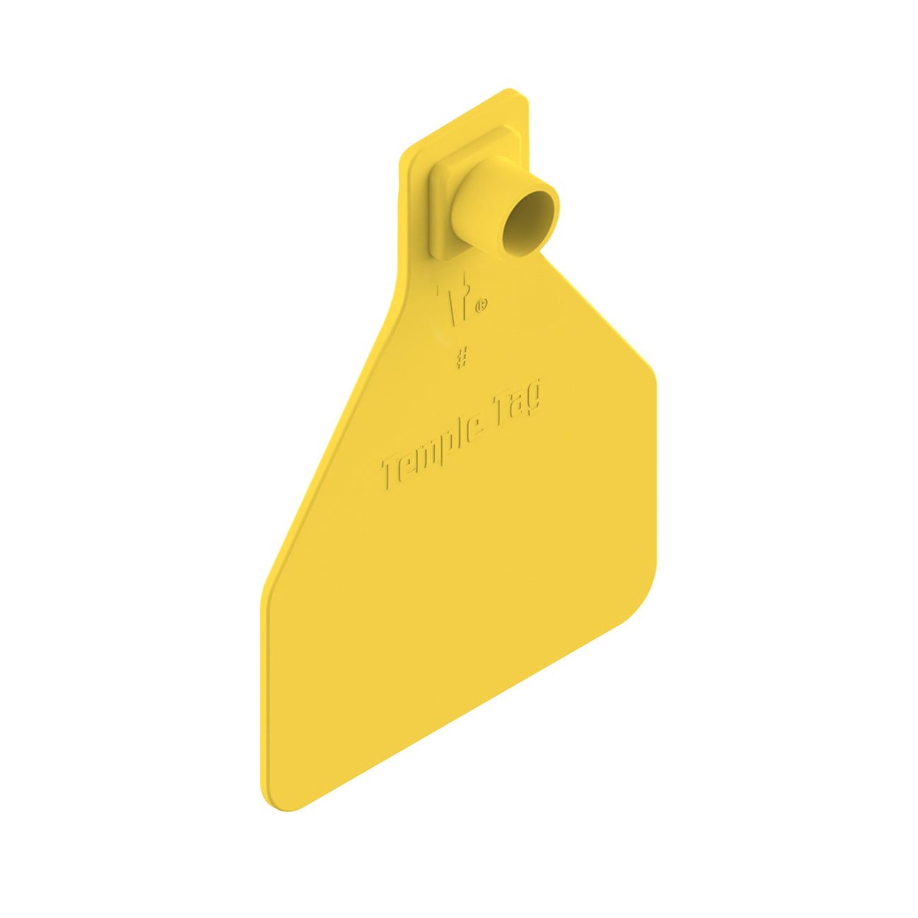 Z Tags Herdsman Two Piece Calf Tags, 25 Pack (Yellow)