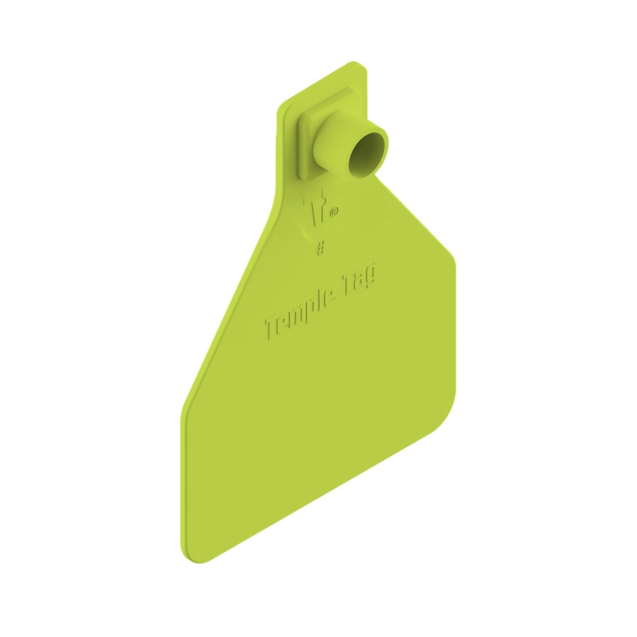 Z Tags Herdsman Two Piece Calf Tags, 25 Pack (Light Green/Chartreuse)