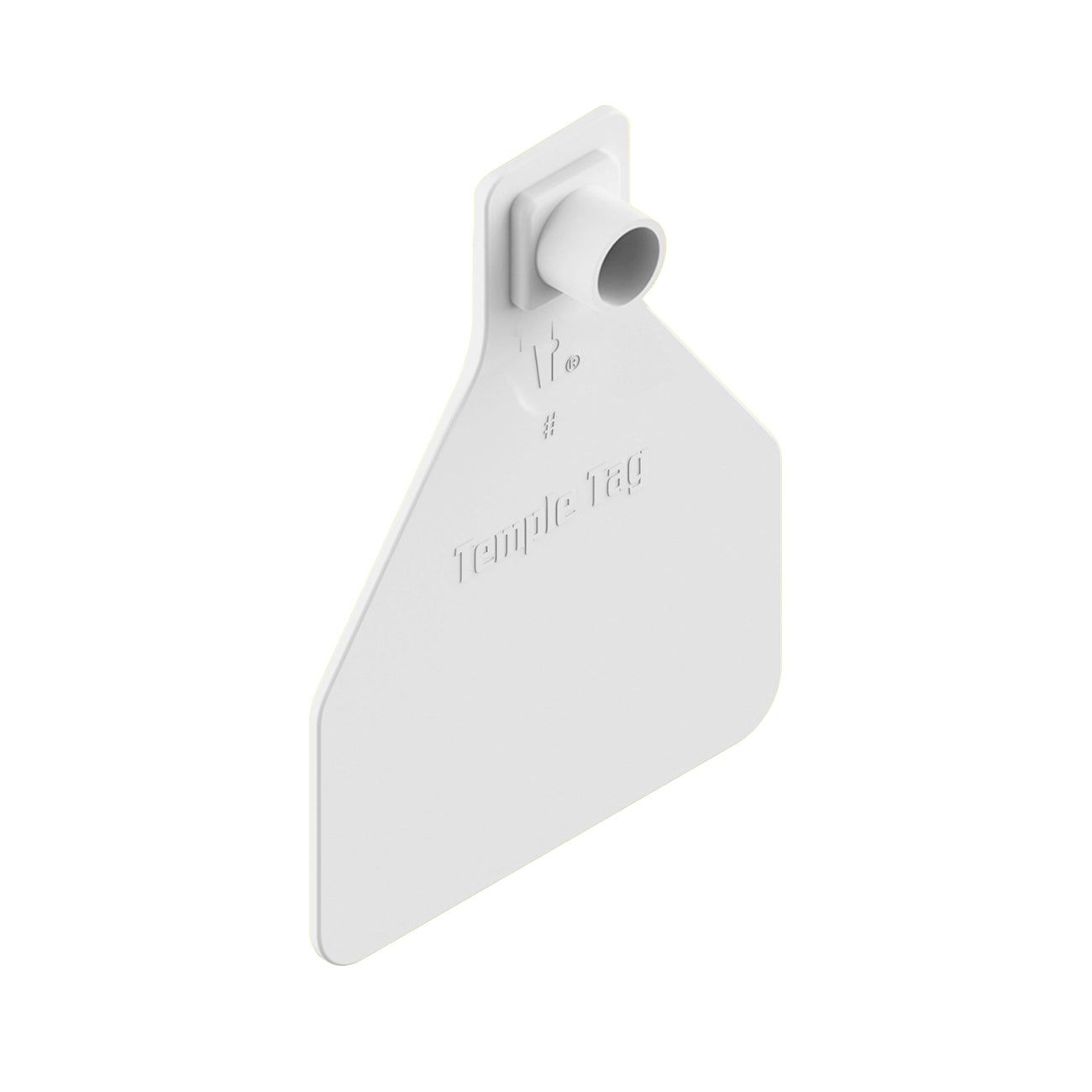 Z Tags Herdsman Two Piece Calf Tags, 25 Pack (White)